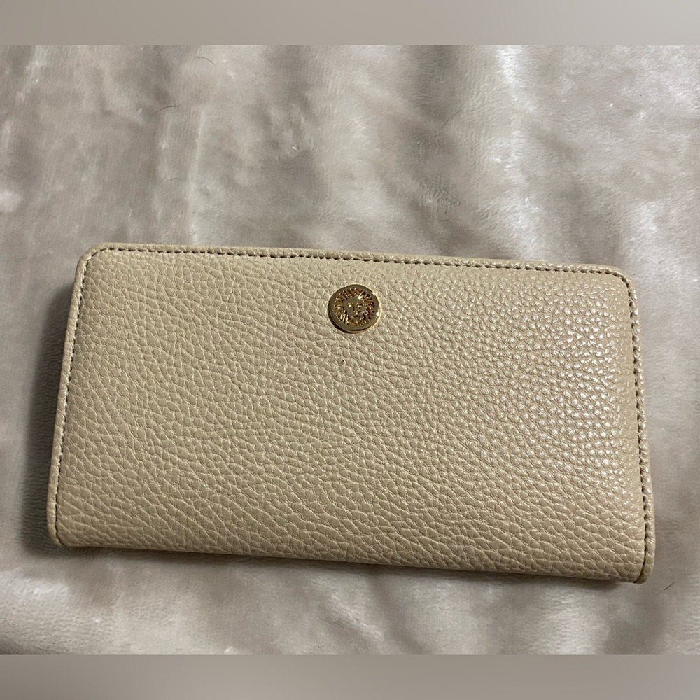 Anne Klein Cream Textured Wallet